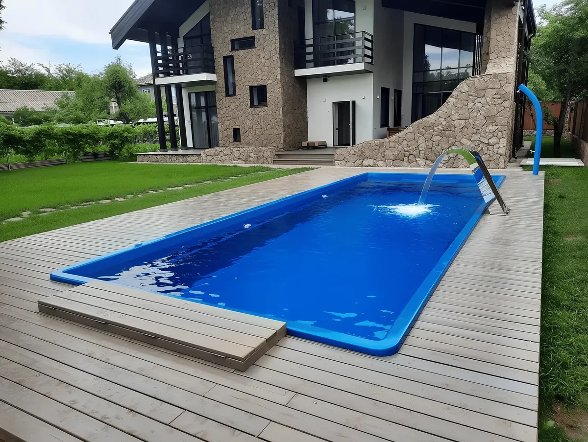 Композитный бассейн Laguna 9 — вид сверху в Кстово