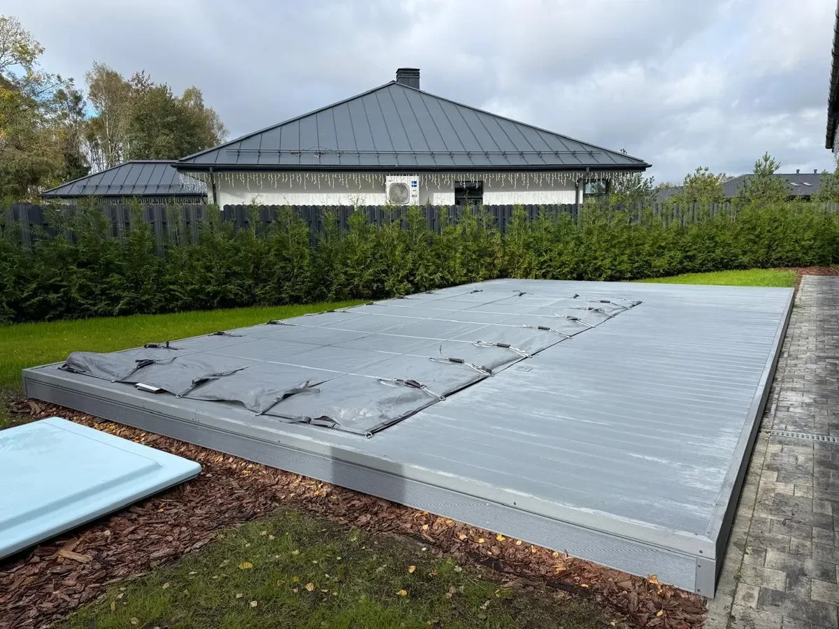 Покрывало Laguna Cover Mesh — установка в Кстово